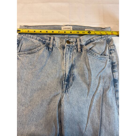 Frame Le Baggy Palazzo Jeans Light Wash Size 27 - Picture 6 of 11